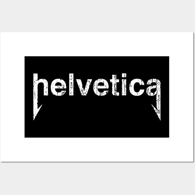 Helvetica Wall Art by Bahaya Ta Podcast